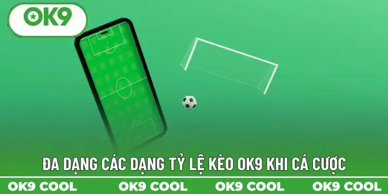 Đa dạng các dạng tỷ lệ kèo OK9 khi cá cược